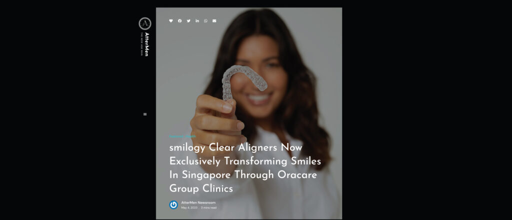 smilogy Clear Aligners Now Exclusively Transforming Smiles In Singapore Through Oracare Group Clinics